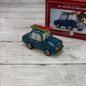 St Nicholas Square “Goin Skiing” Christmas Village accessory